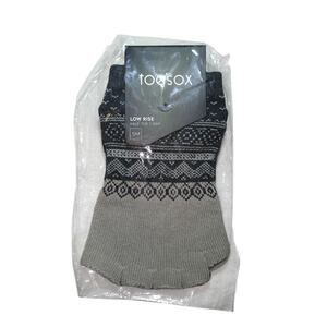 Toe SoxLow Rise Half Toe Grip Socks - Wintertide Small